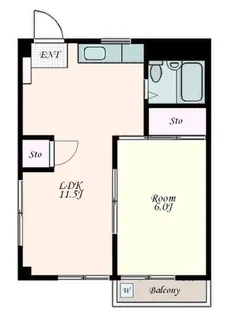 吉岡マンション【2階】の間取り
