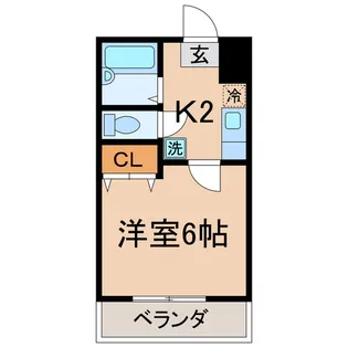 神奈川県横浜市保土ヶ谷区常盤台【マンション】の間取り