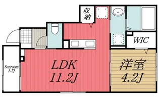 千葉県市原市姉崎【アパート】の間取り