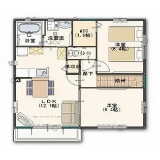 群馬県邑楽郡大泉町大字古氷【アパート】の間取り