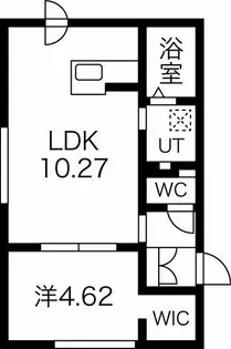 北海道札幌市豊平区月寒西三条8【マンション】の間取り