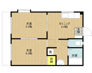 コーポベルシップ【1階】の間取り