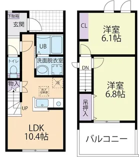 リーヴァ ファミーユ(Riva Famile) Aの間取り
