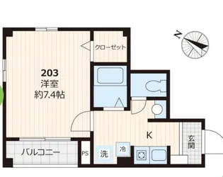 マイン ガルデン【2階】の間取り
