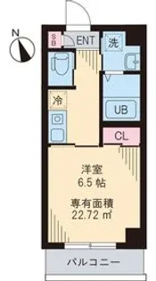アーク五反田【2階】の間取り