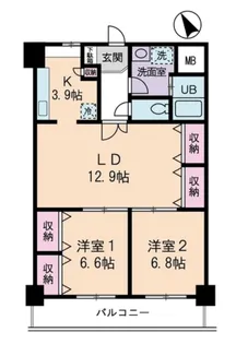 東京都新宿区西早稲田3【マンション】の間取り
