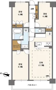 東京都目黒区下目黒3【マンション】の間取り