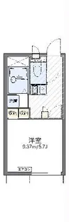 1Kの間取り画像