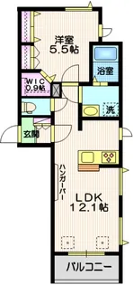 カーサ柿の木坂【3階】の間取り