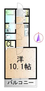 福島県郡山市並木4【アパート】の間取り
