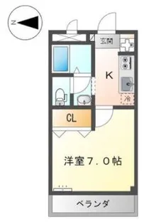 グランシャリオ(大門)【2階】の間取り