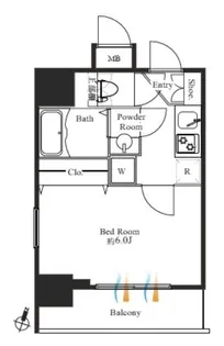 GRAN PASEO神田駅前【4階】の間取り
