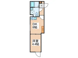 Le Nid 日本橋【3階】の間取り