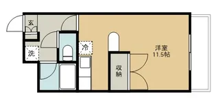 幸町アヴェニュー【5階】の間取り
