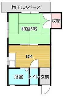 江川ハイム【1階】の間取り