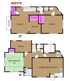東京都渋谷区本町5【一戸建】の間取り