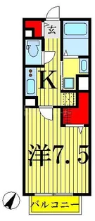 ソレイユEAST【2階】の間取り