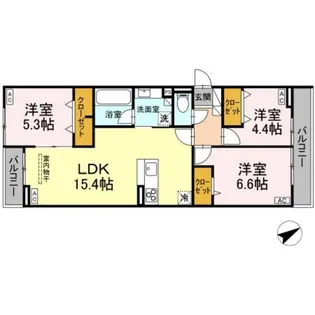 東京都稲城市坂浜3【アパート】の間取り