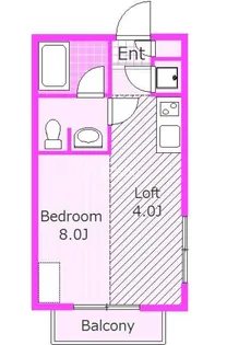 アルト白楽【2階】の間取り
