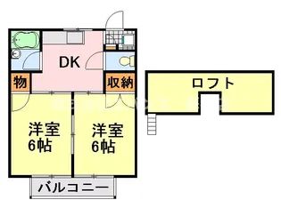 TYハイツ【2階】の間取り