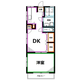 田中マンション【1階】の間取り