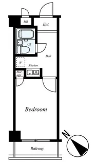 グランヴァン武蔵小山【5階】の間取り