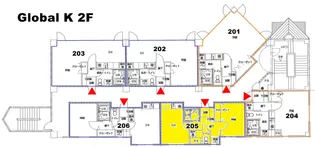グローバルK【3階】の間取り