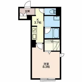 リシアンサス【1階】の間取り