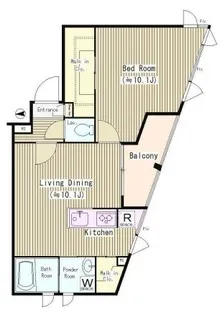 ゼルコバ上高井戸【4階】の間取り