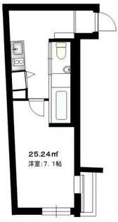 b’CASA Ebisu【2階】の間取り