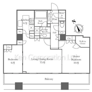 シティタワー大崎ステーションフロント【25階】の間取り