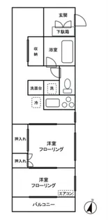 パレ・ドール早稲田【4階】の間取り