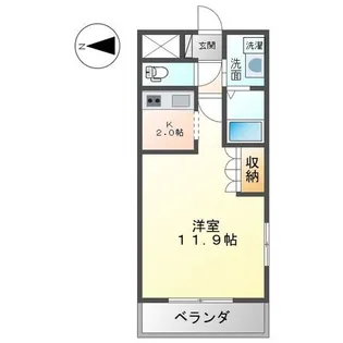 サニーインプレス【2階】の間取り