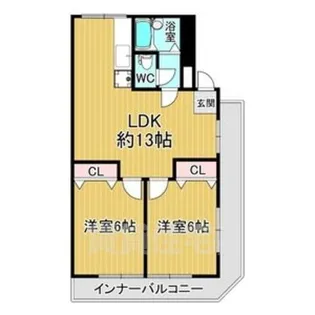 リアライズ自由ヶ丘【3階】の間取り
