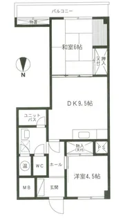 パシフィック第2門前仲町【8階】の間取り