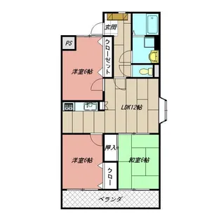 アビタシオンオキ【4階】の間取り