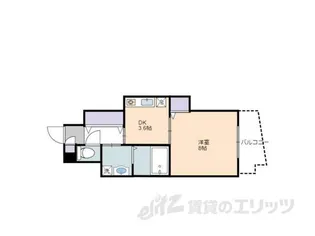 エバーグリーン植政【1階】の間取り