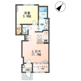 リュミエール【1階】の間取り
