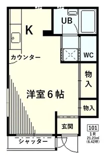 カリア career【1階】の間取り