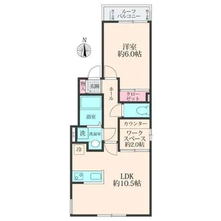 A.Kハウス【3階】の間取り