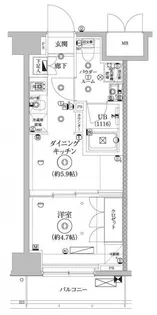 セジョリ墨田EASTIII【9階】の間取り