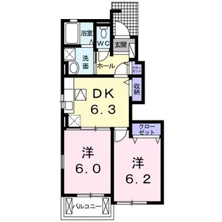サンパティークMTIII【1階】の間取り