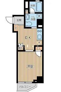 オーキッドレジデンス蔵前II【2階】の間取り