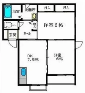 アーバンストリートB【1階】の間取り