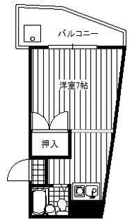 杉山マンション【6階】の間取り