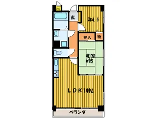 エシックス無辺【2階】の間取り