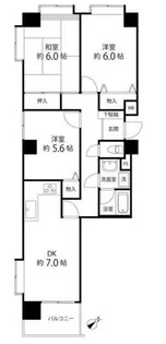 ティーズガーデン磯子【4階】の間取り