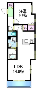 Dolce Vita【2階】の間取り