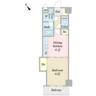 S509-KING【7階】の間取り