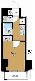 コンシェリア文京根津【4階】の間取り